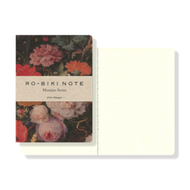 Yamamoto Ro-Biki Dotted Notebook Museum Series “Flowers ” # GA041