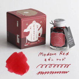 Teranishi Guitar Taisho Roman Haikara Modern Red Vulpen Ink - 40 ml Bottle