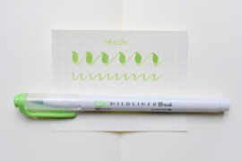 Zebra Mildliner Brush Pen - Mild Green