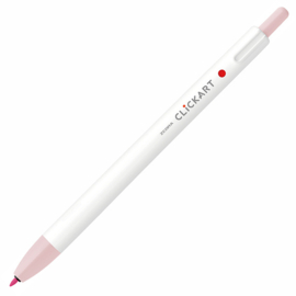 Zebra Clickart Knock Sign 0,6mm Pen - New Color Powder Pink