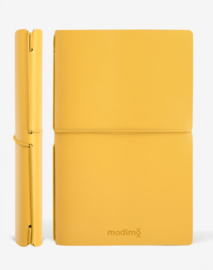 Modimo Refillable Basic Notebook / Planner - Geel - 13 x 21cm - 100% Eco Friendly