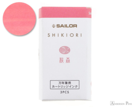 Sailor set van 3 Ink Cartridges Shikiori, Sansui Sakuramori - Roze