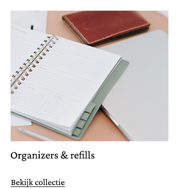 Organizers en refills | Boeken & Pennen