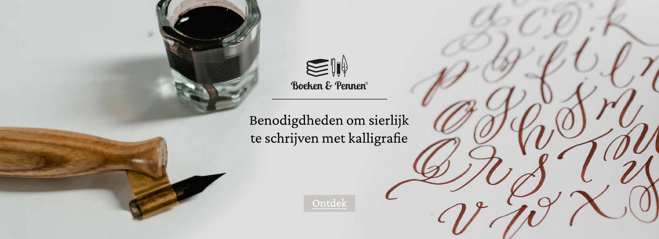 Benodigdheden om sierlijk te schrijven met kalligrafie | Boeken & Pennen