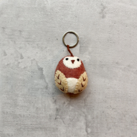 Keyring uil darkpink (set 2)