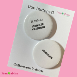 Duo Button - Vriendin