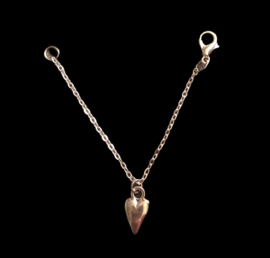 Ketting hartje- 9 cm