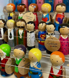 Workshop Houten poppetjes beschilderen - KINDEREN - op aanvraag