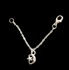 Ketting maan en sterretje -7,3 cm