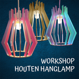 Workshop Houten Hanglamp VOLWASSENEN - op aanvraag