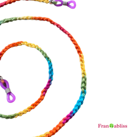 Brillenkoord Regenboog paars