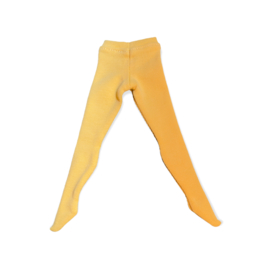 Blythe legging met voet/maillot geel