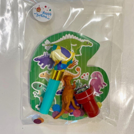 Petoetzakje 022 - Dino met sticker en stempel