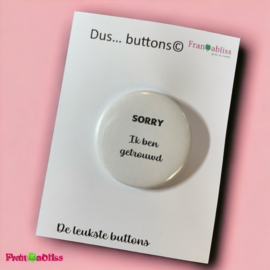Dus…  Button - Getrouwd