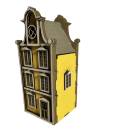 Miniatuur bouwpakket 'Het Derde Huisje' - Amsterdams grachtenpand