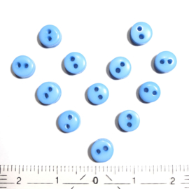 Knoopjes 6 mm - lichtblauw