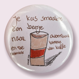 Art serie - Tekst art 'Girlfriend' buttons