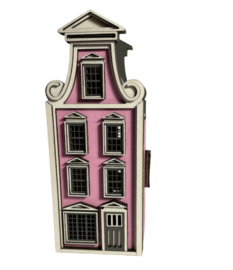 Miniatuur bouwpakket 'Het Tweede Huisje' - Amsterdams grachtenpand