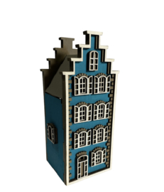 Miniatuur bouwpakket 'Het Eerste Huisje' - Amsterdams grachtenpand