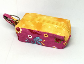 Mini box-etuitje Geel/Rood