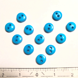 Knoopjes 6 mm - turquoise