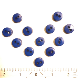 Knoopjes 6 mm - jeansblauw