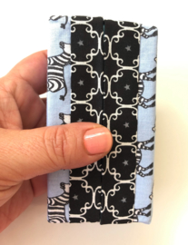 Tissue houder Zebra zwart