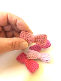 Haarclipjes mini - lief setje van 5 stuks