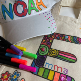 Workshop Tas of Pet beschilderen - KINDEREN - op aanvraag