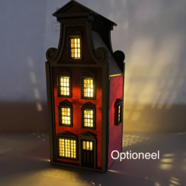 Miniatuur bouwpakket 'Het Tweede Huisje' - Amsterdams grachtenpand