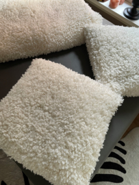 'Faux Fur' Kussenhoes Krullend & Zacht