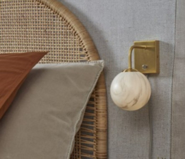 Must-Have wandlamp Marmer/Goud