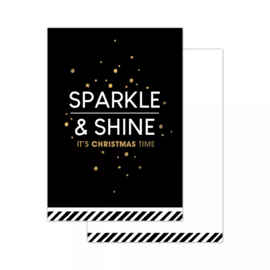 Kerst Mini-Kaartje Sparkle & Shine