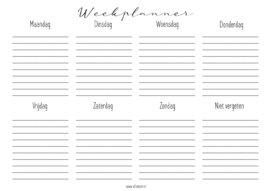 Weekplanner