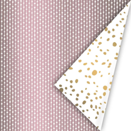 CP | 30x200 | Rose - Goud confetti