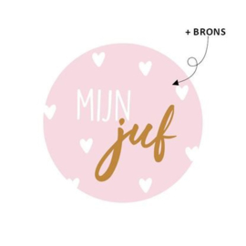 CS | Mijn Juf roze per 10