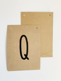 Letterkaart Q kraft