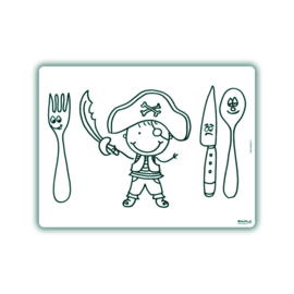 Kids | Placemat Piraat