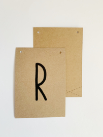 Letterkaart R kraft