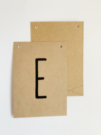 Letterkaart E kraft