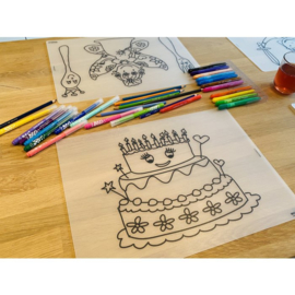 Kids | Placemat Taart