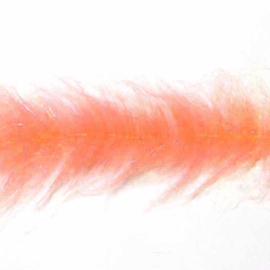 Polar fibre streamer brush 3" - hot orange