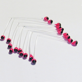 Shrimp & crab eyes - hot pink