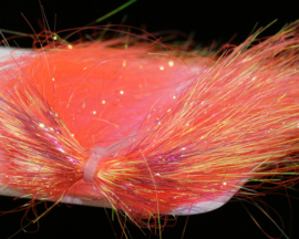 Saltwater Angel Hair - pearl fluo salmon