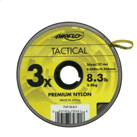 Tactical nylon tippet - 3X