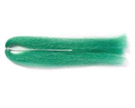 Synthetic Pike Hair - aqua green