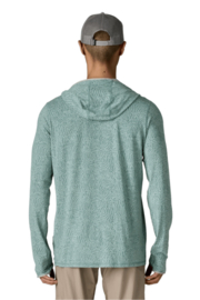 M's Tropic Comfort Natural Hoody - sea run blue sage