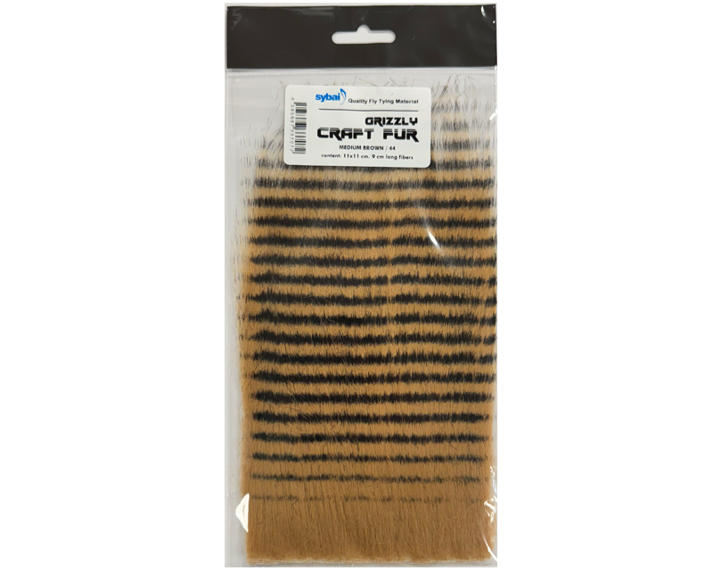 Grizzly Craft Fur - medium brown