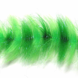 Polar fibre streamer brush 3" - chartreuse/green