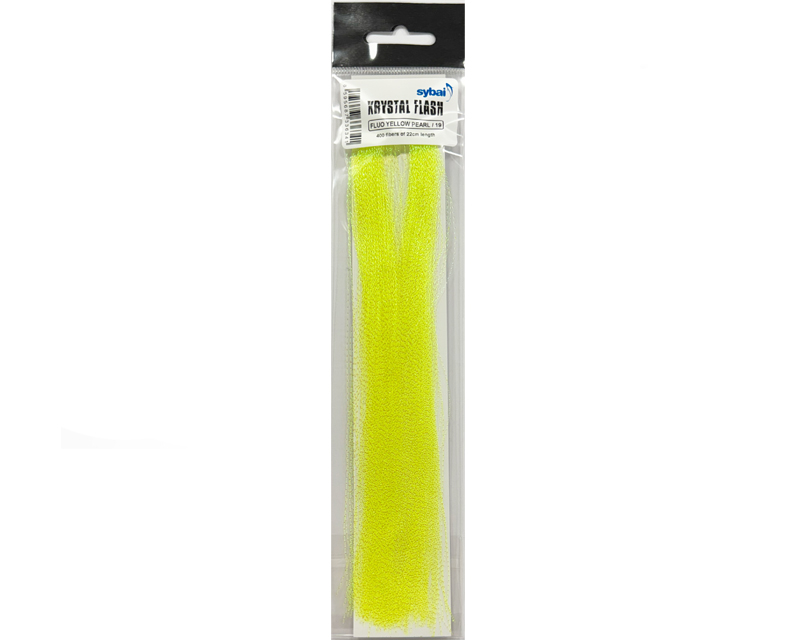 Krystal Flash Hair - fluo yellow pearl